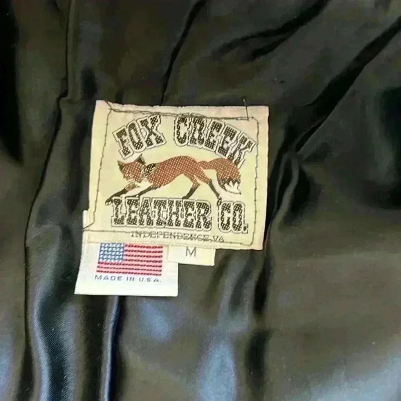 VINTAGE Rare 80's LEATHER BOMBER JACKET - Picture 5 of 5